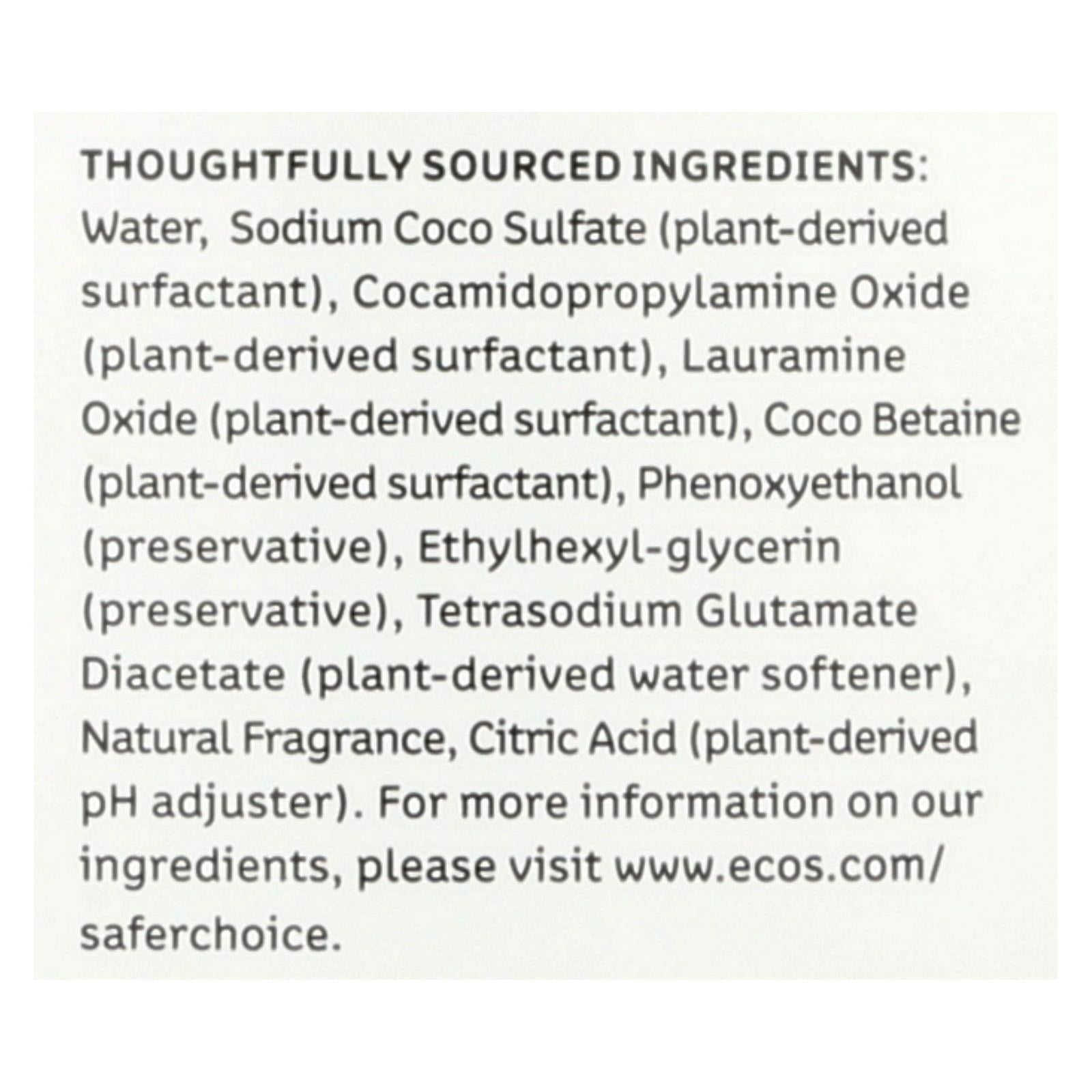 Earth-Friendly Dish Mate Liquid Dish Soap for Sensitive Skin (Pack of 6) - Hypoallergenic Apricot - 25 Fl Oz Each
