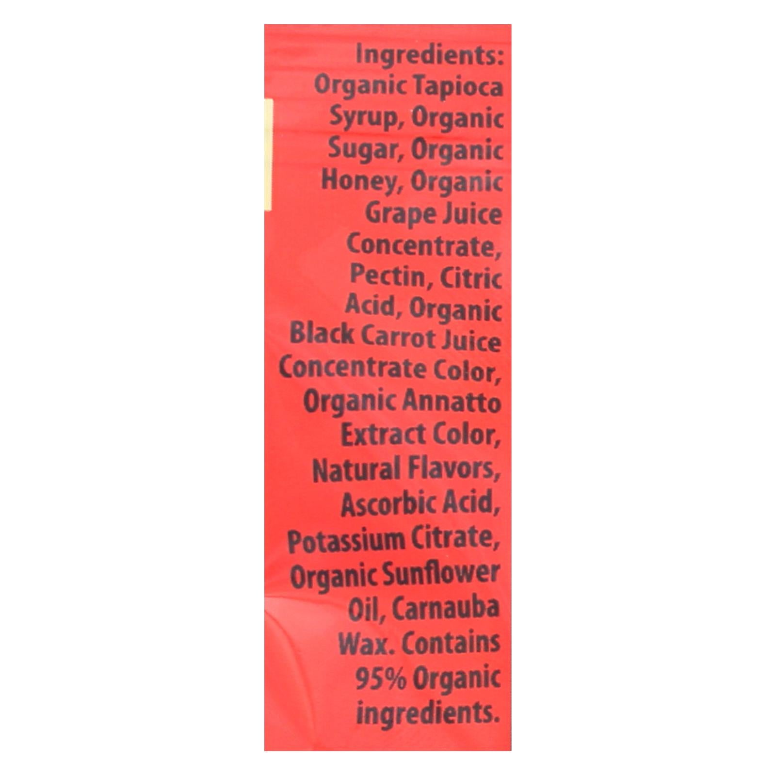 Masticable energético Honey Stinger - Sabor a batido de frutas orgánico - 50 g - Caja de 12
