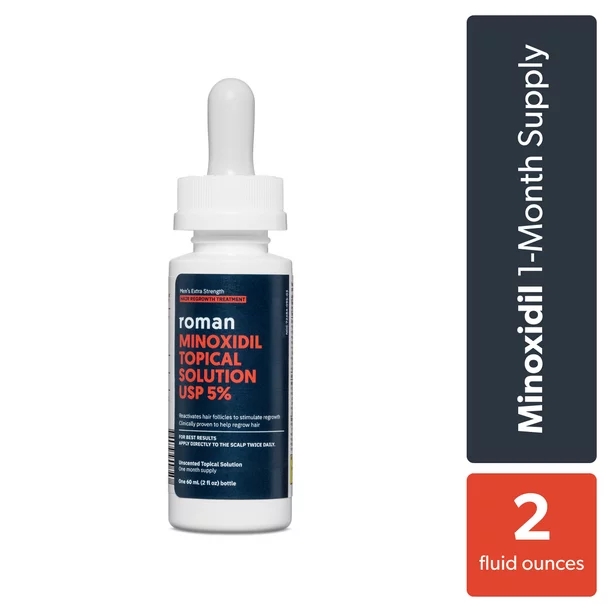 Minoxidil tópico USP al 5 % para el recrecimiento del cabello, 177 ml (6 onzas líquidas)