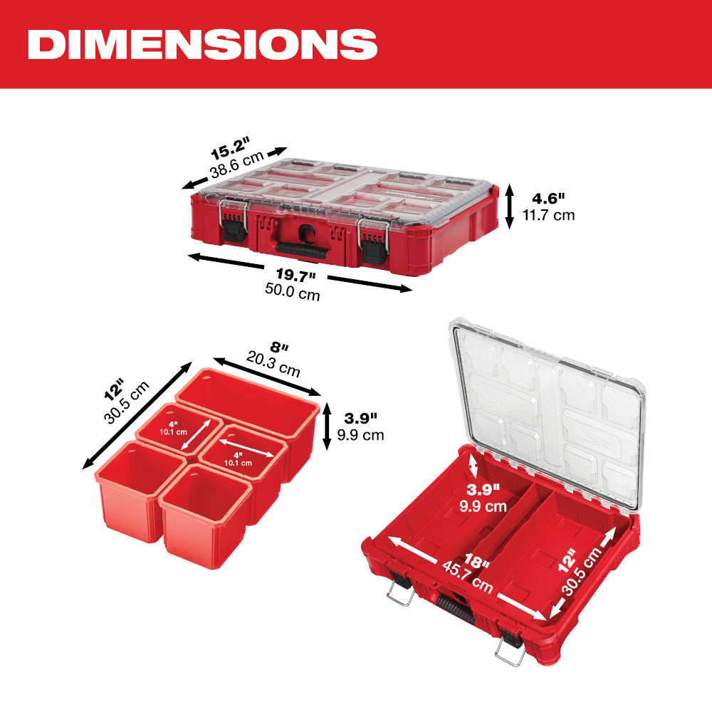Organizador PACKOUT™ Milwaukee 48-22-8430