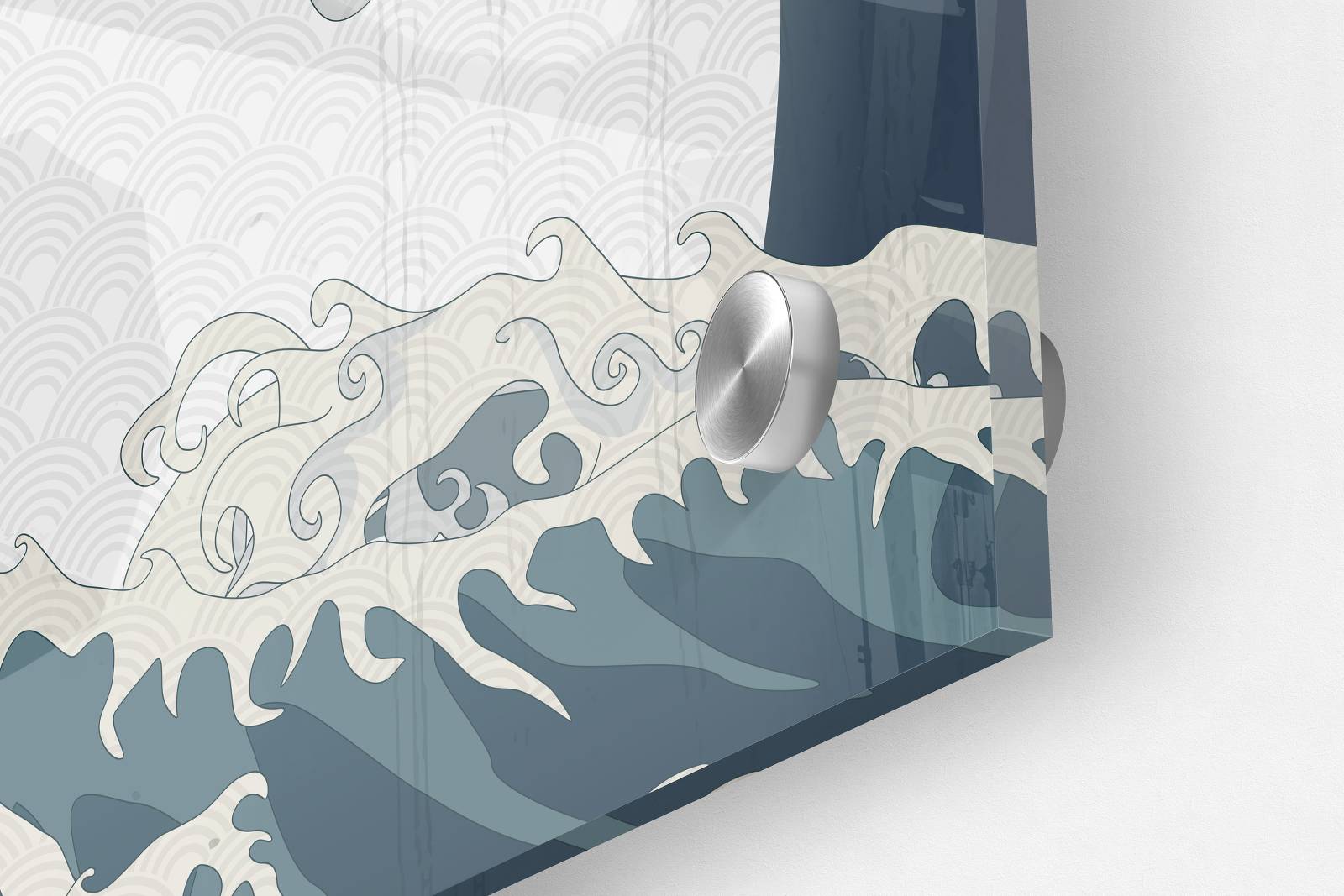 Ocean Pattern Set of 3 Prints Modern Wall Art Modern Artwork