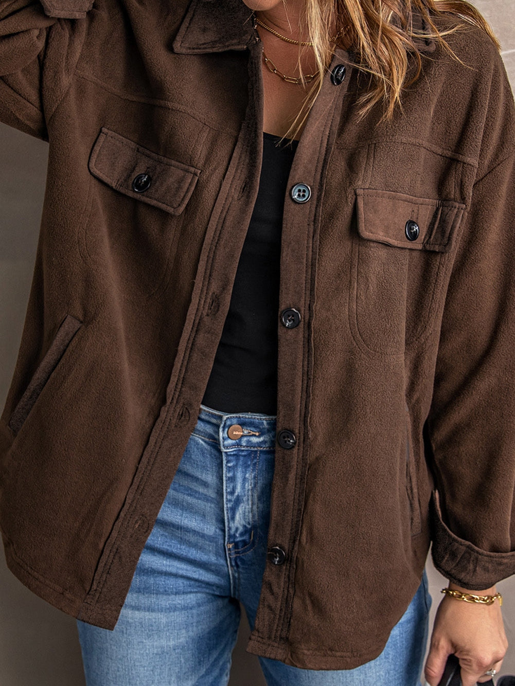 Warm Brown Utility Jacket