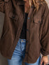 Warm Brown Fleece Shacket