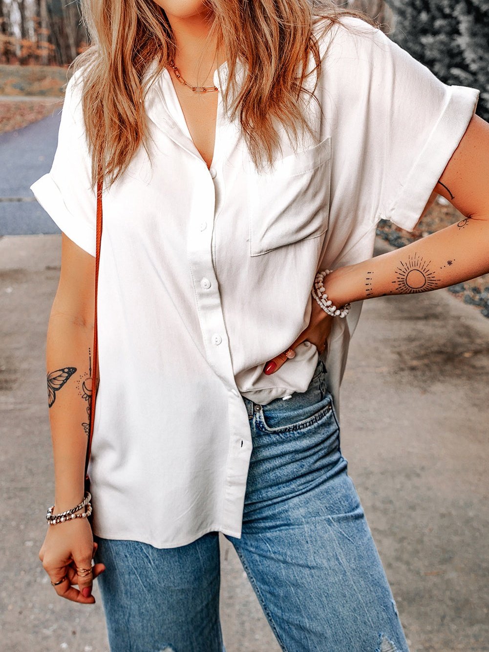 Crisp White Shirt