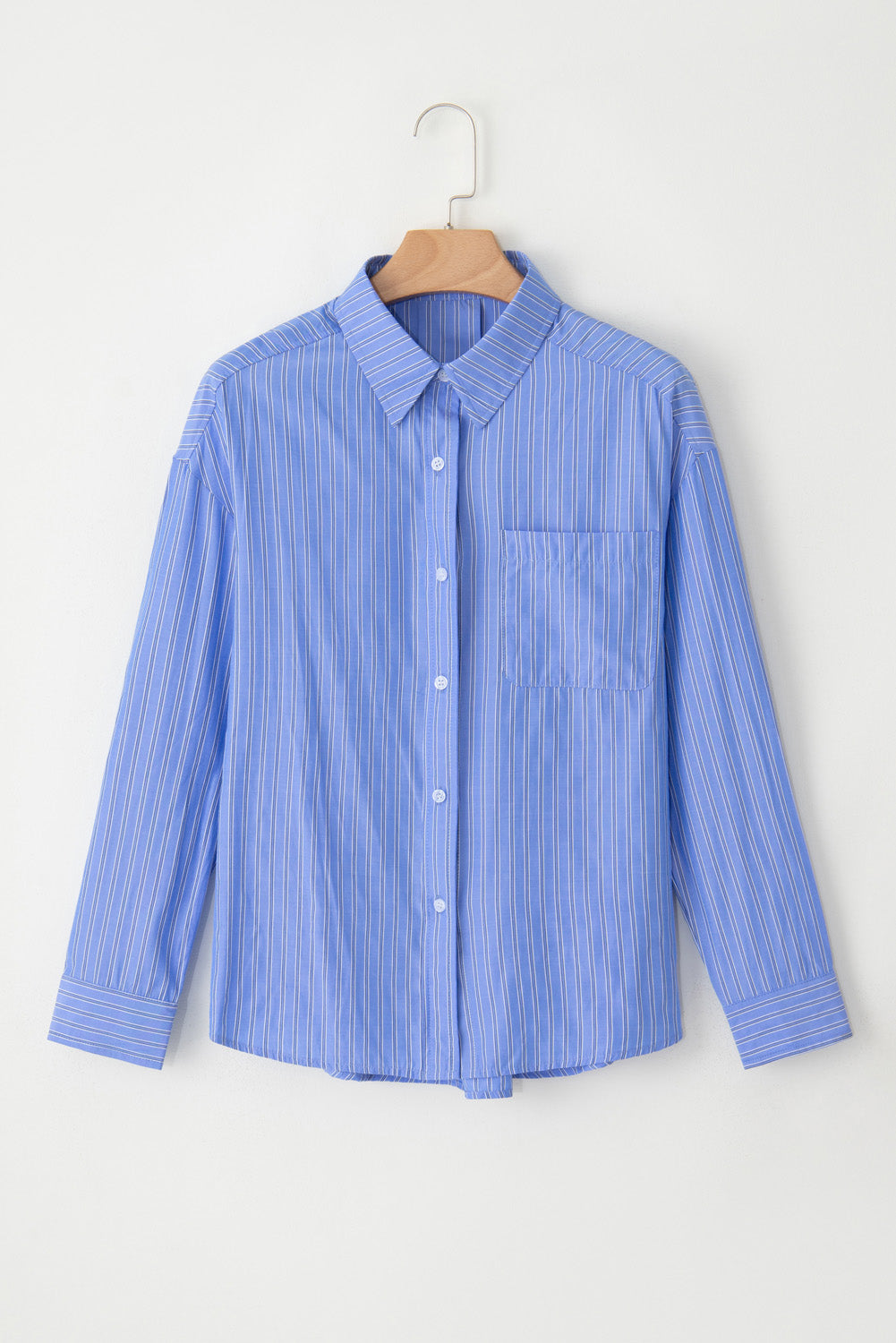 Women's Relaxed Fit Vertical Striped Shirt