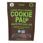 Galletas para perros Cookie Pal de calabaza y chía, 10 oz, caja de 4
