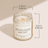 Relax, Girl Soy Candle - Clear Jar - 9 oz (Relaxation)