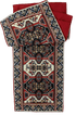 DaDalogy Elegant Majestic Kilim Red Persian Rug Ornate Floral Woven Tapestry Table Runner (18195)