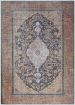 Olterterp Traditional Clay Washable Area Rug