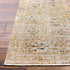 Partick Traditional Moss Orange Washable Area Rug
