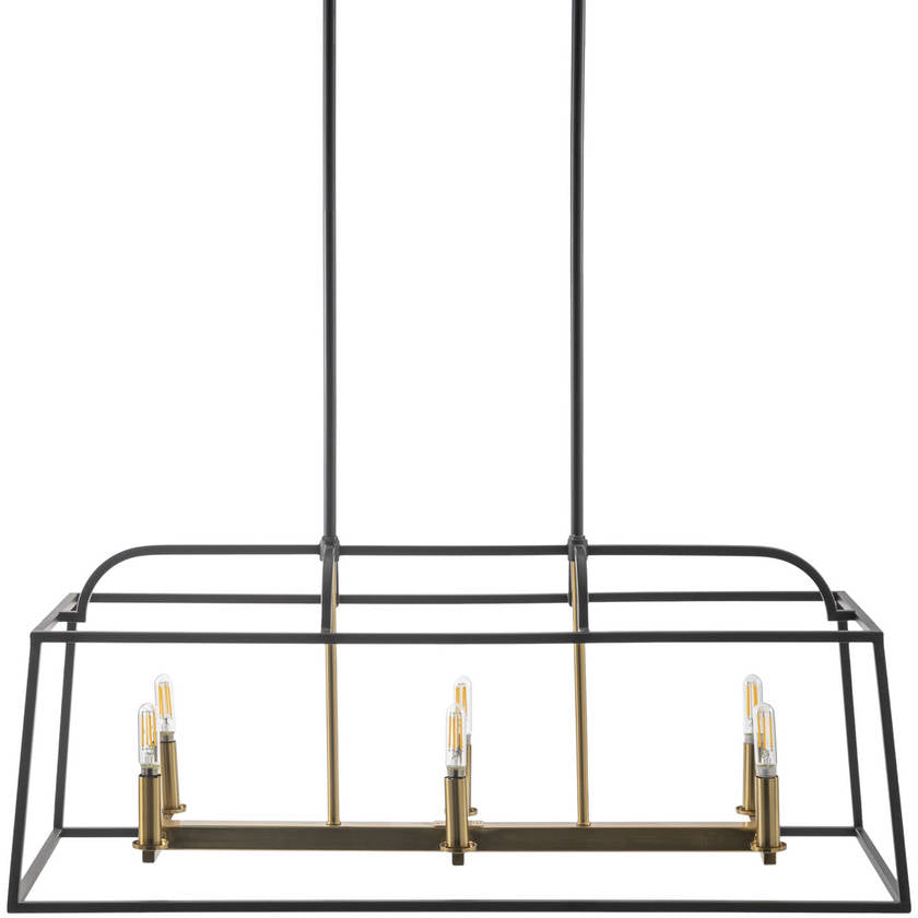 Laya Rustic Black Ceiling Lighting