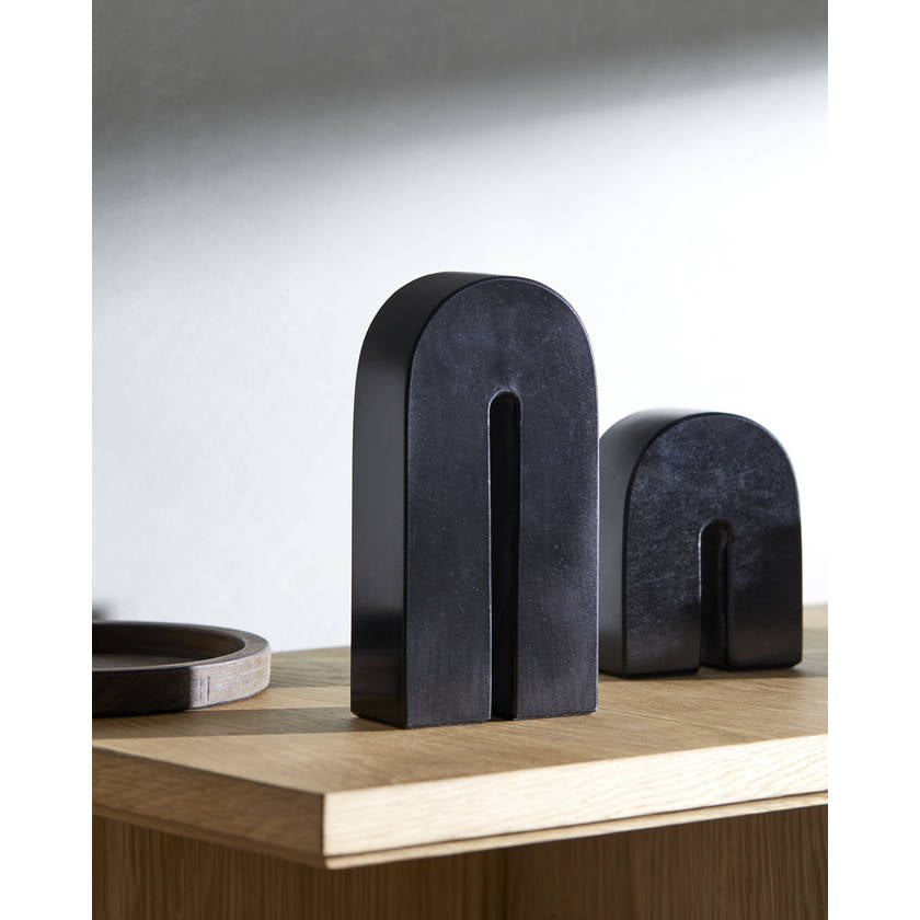 Oblong Black Decorative Accents