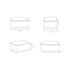 Haywood Beige Ottoman