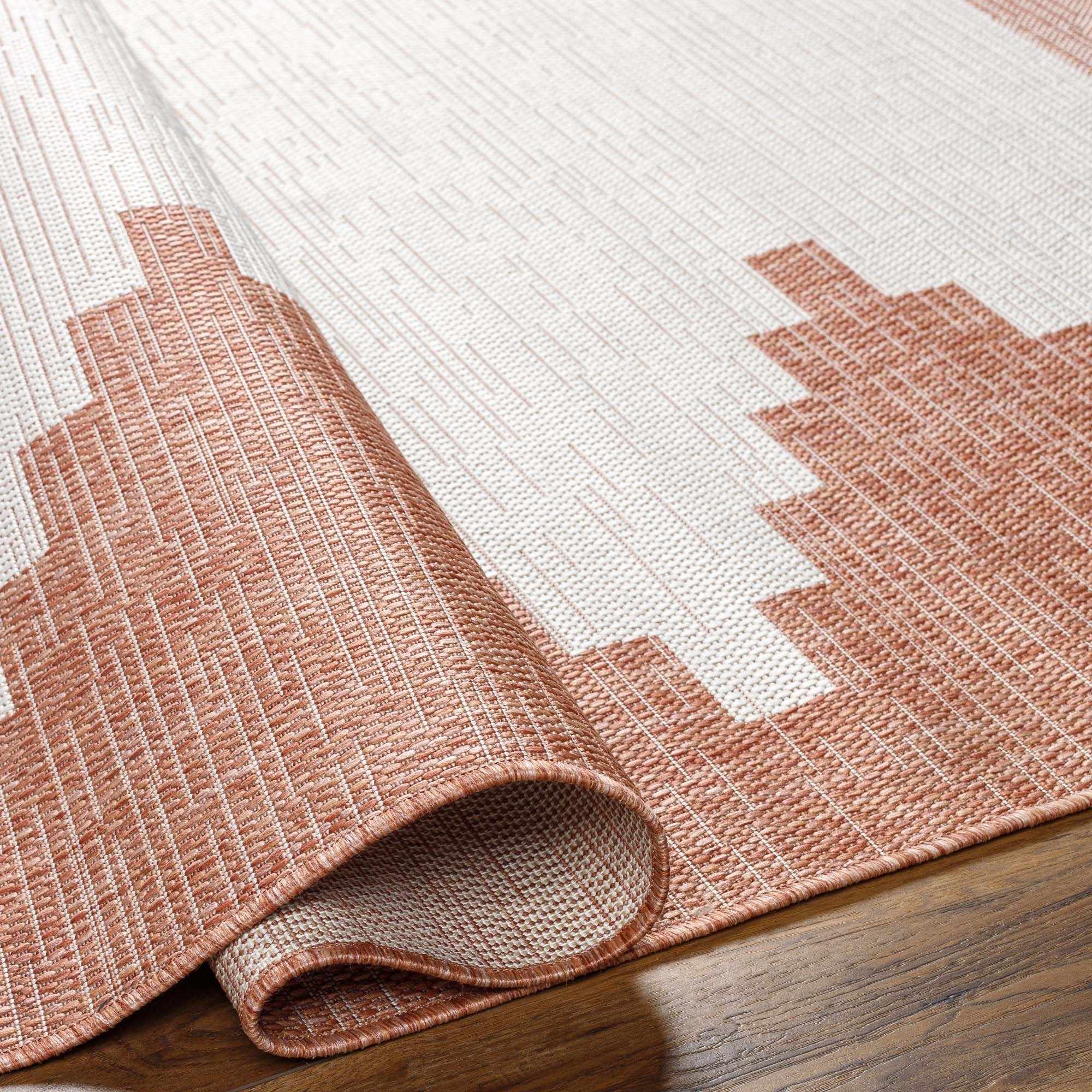 Alfombra Djugun Peach Fuzz para interior y exterior - Liquidación