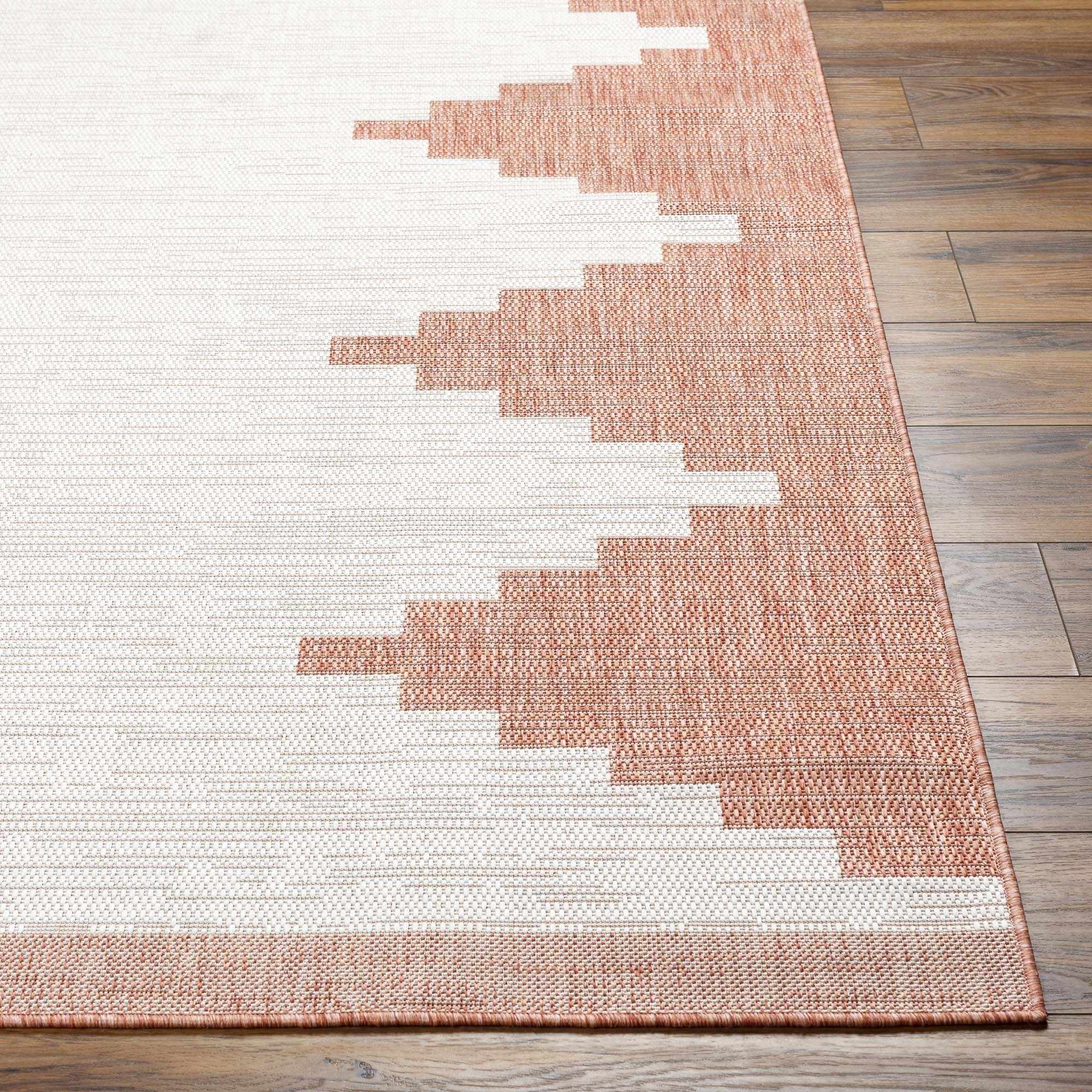 Alfombra Djugun Peach Fuzz para interior y exterior - Liquidación