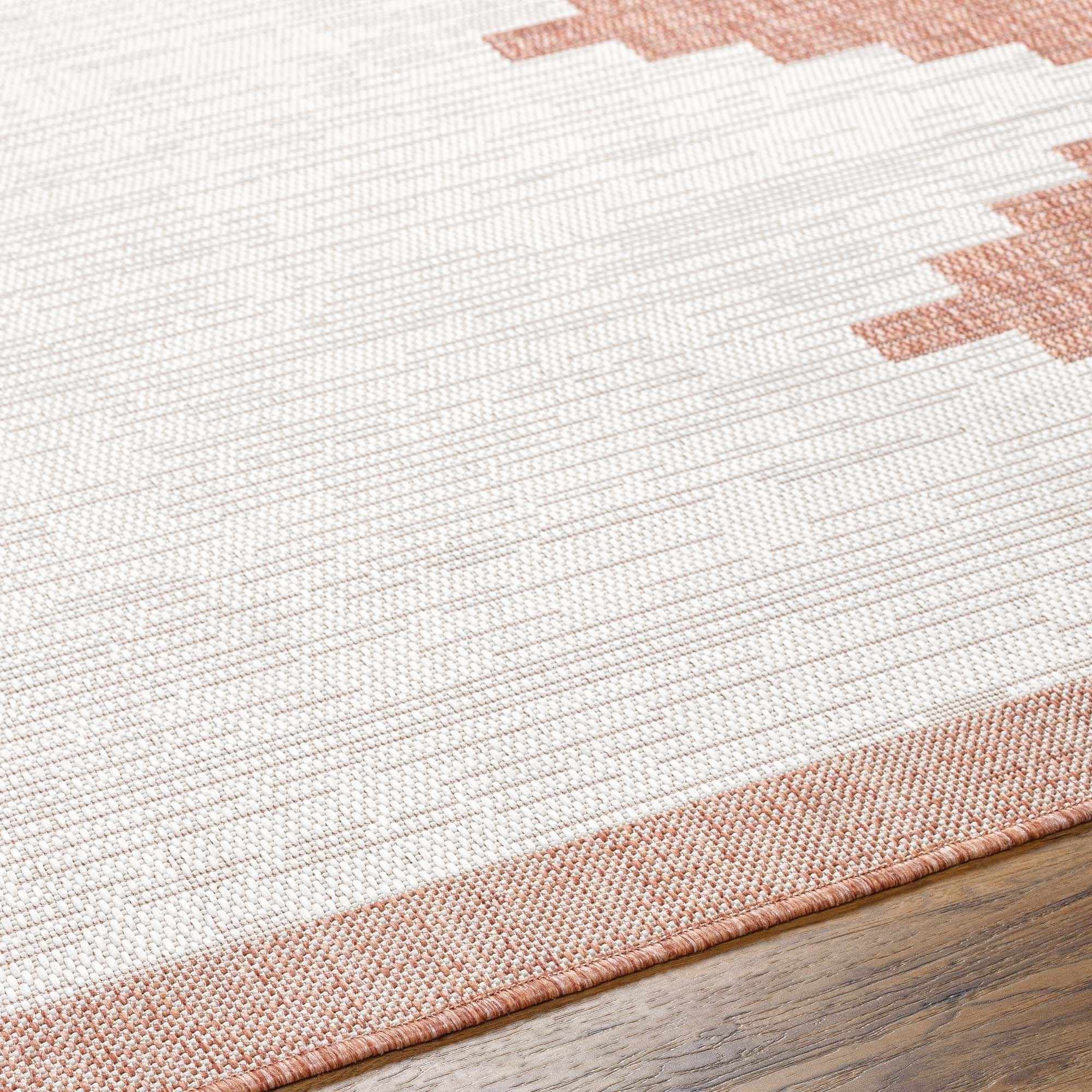 Alfombra Djugun Peach Fuzz para interior y exterior - Liquidación