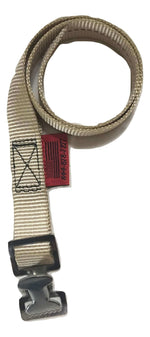 Correa de torniquete con resorte de cocodrilo de acero inoxidable de 1" x 30 pulgadas | OPCIONES DE COLOR
