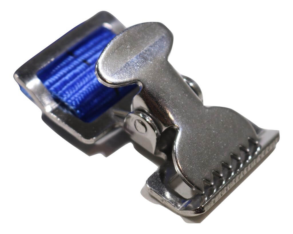 Correa de torniquete con resorte de cocodrilo de acero inoxidable de 1