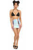 Mermaid Holo Lace-Up Skirt