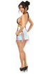 Mermaid Holo Lace-Up Skirt