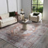 Alfombra lavable de pelo plano vintage Arncliffe