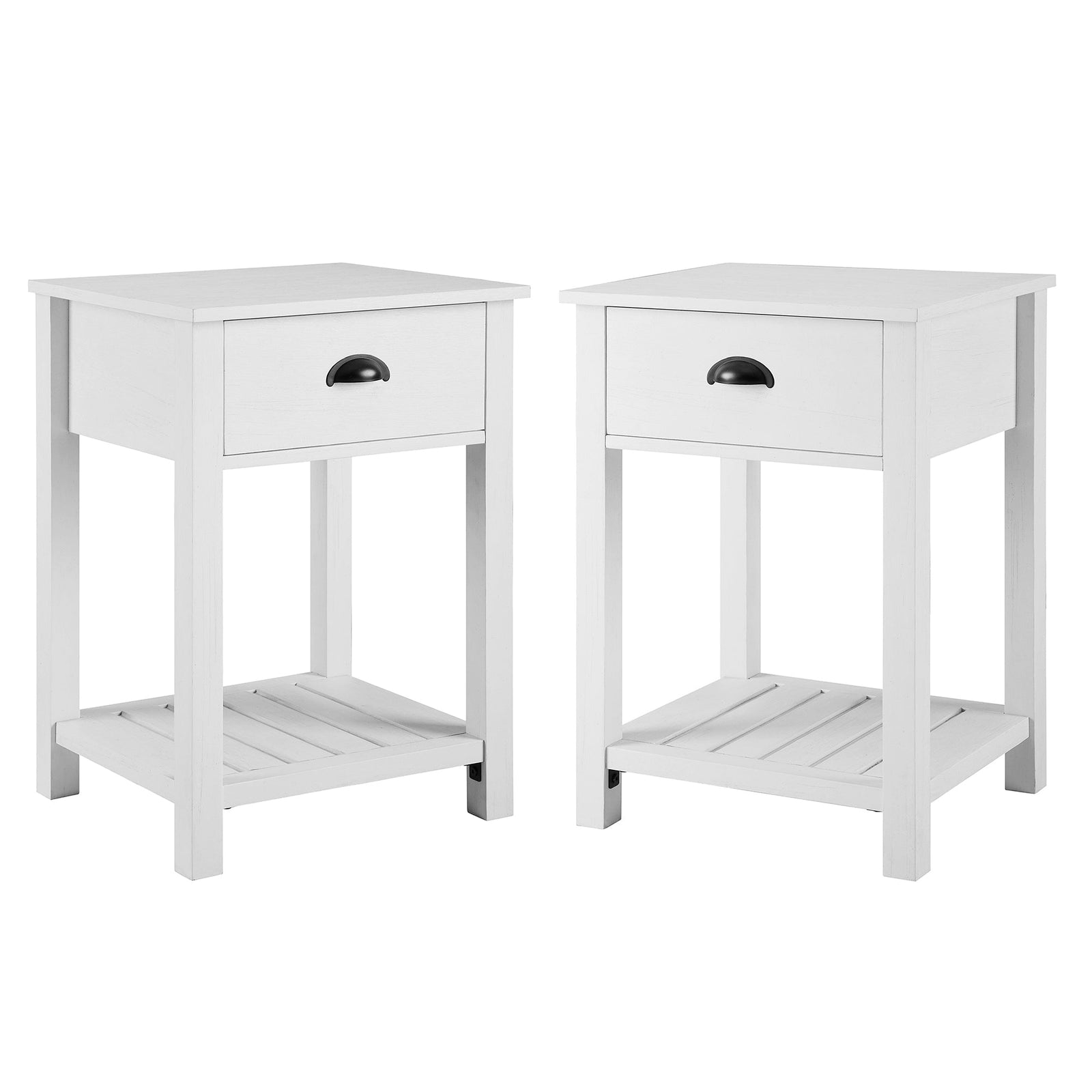 Mesita de noche / mesa auxiliar de estilo campestre