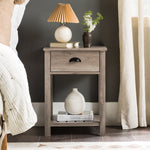 Mesita de noche / mesa auxiliar de estilo campestre