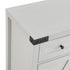 Gabinete con puerta de granero con acento