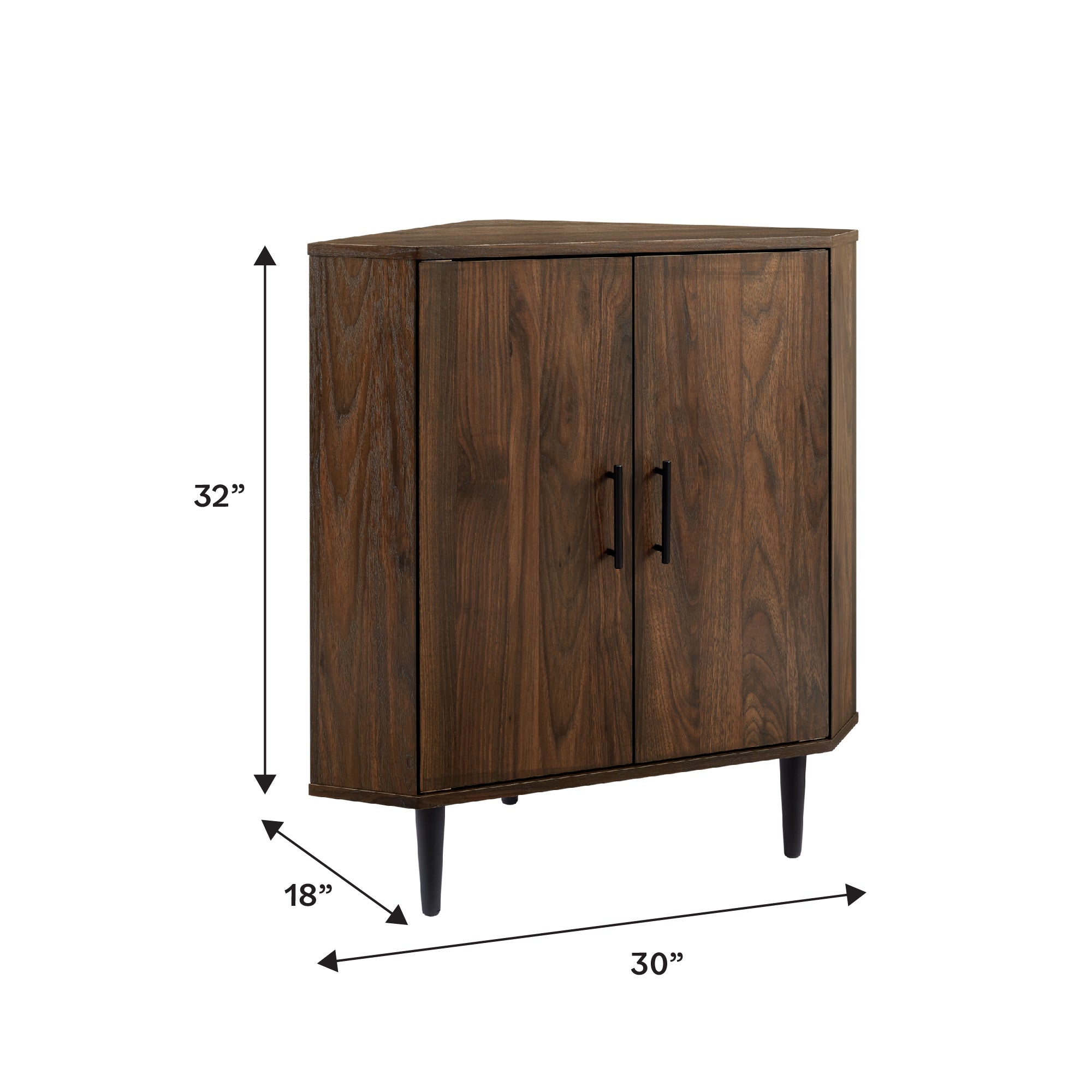 Gabinete de esquina con dos puertas y 30" Nora