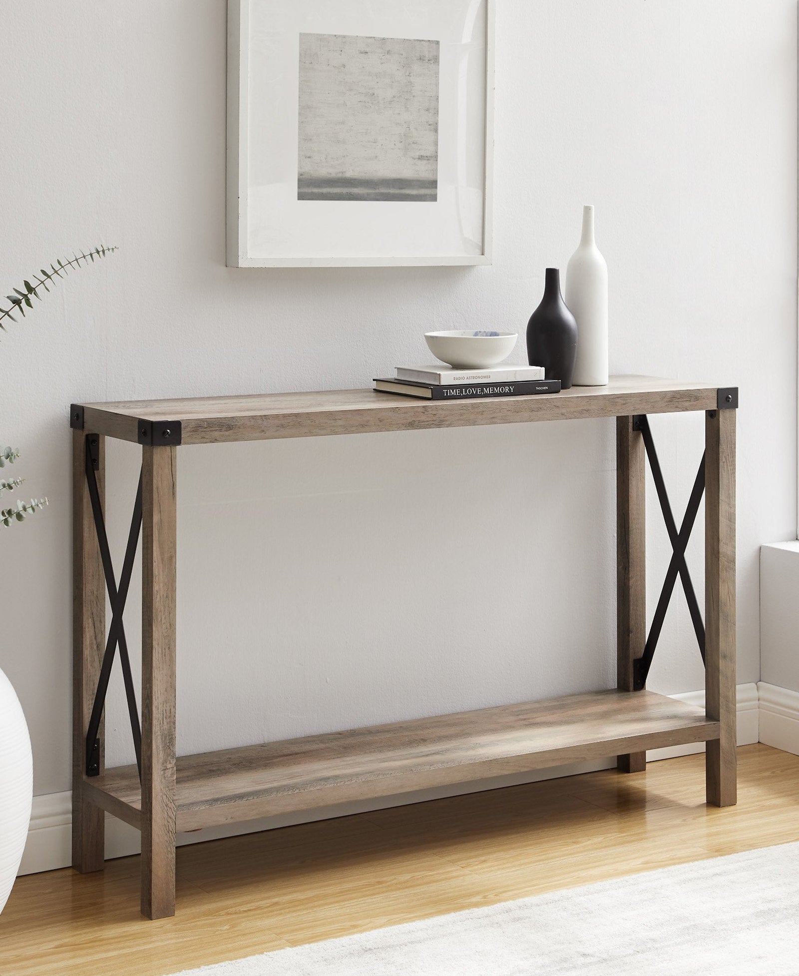 Mesa de entrada de metal X