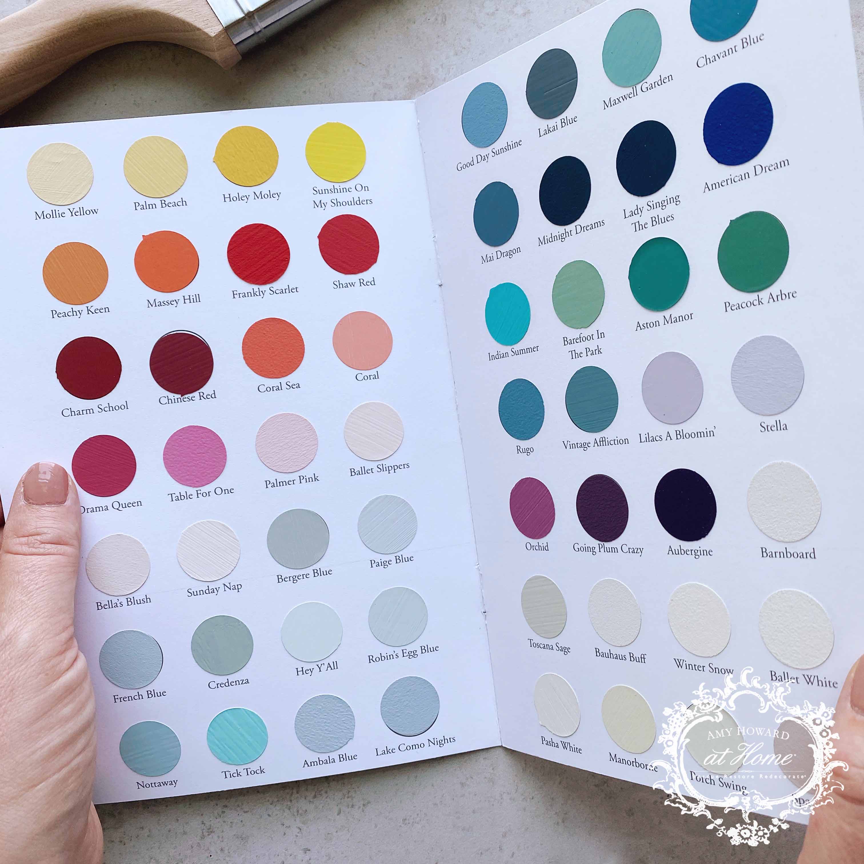 Guía de colores de One Step Paint