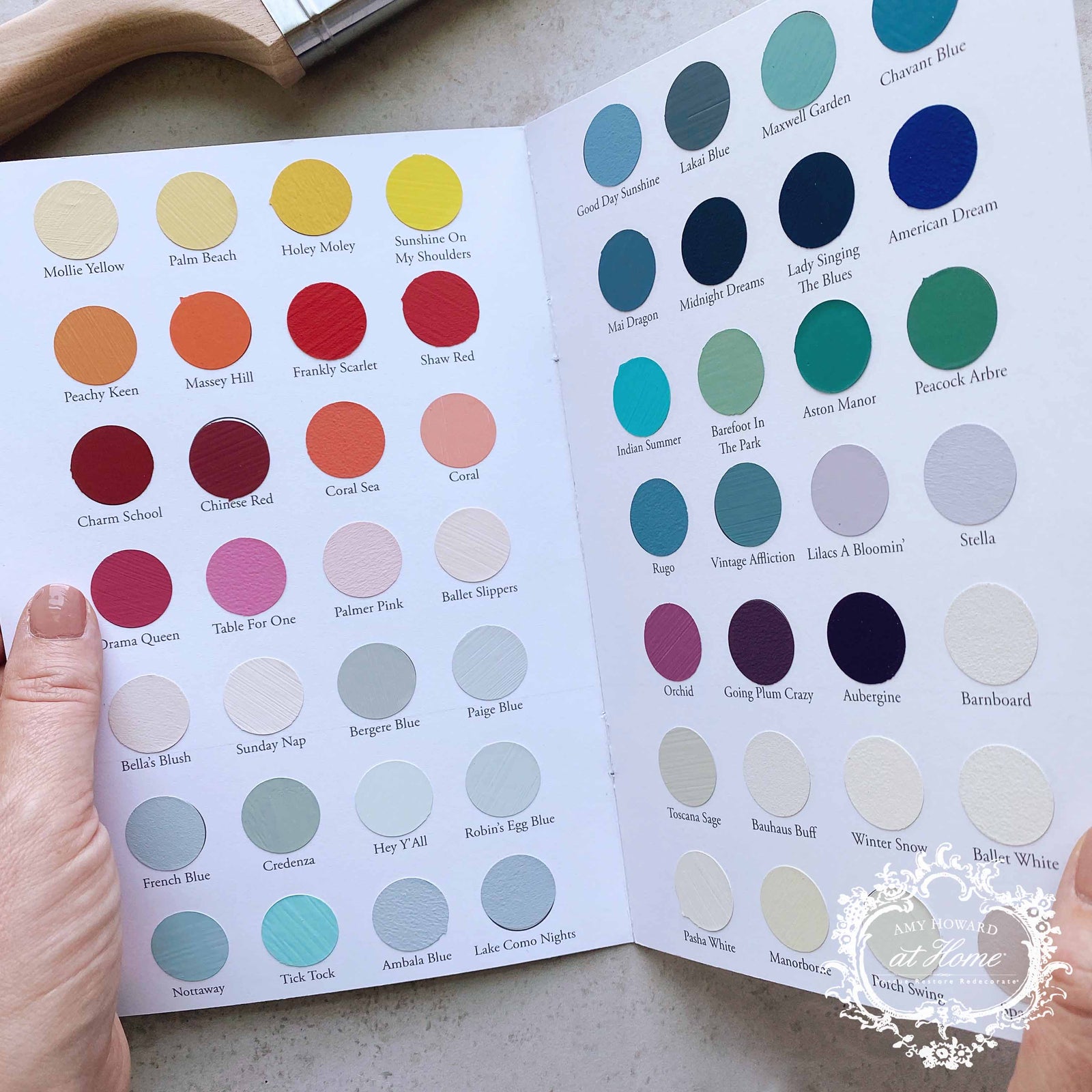 Guía de colores de One Step Paint
