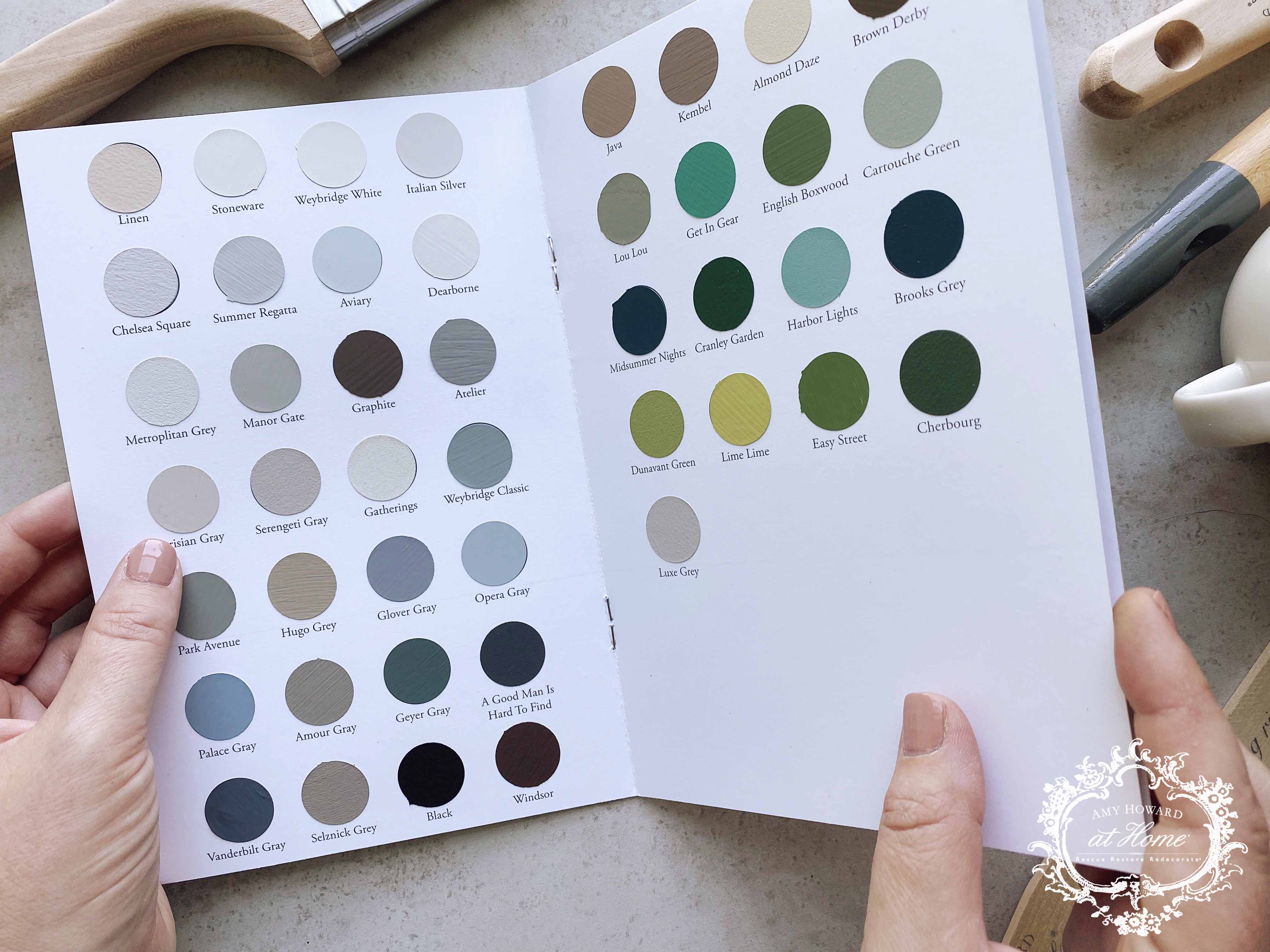 Guía de colores de One Step Paint