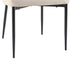 Silla de comedor curvada tapizada moderna Alexis, juego de 2