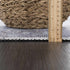 Alfombra lavable de pelo plano azul hielo - Liquidación