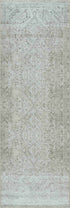 Alfombra lavable de pelo plano Barny Sage