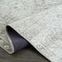 Alfombra lavable de pelo plano Barny Sage