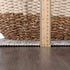 Alfombra lavable de pelo plano Barny Sage
