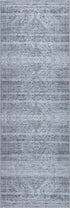 Alfombra lavable de pelo plano gris Barny