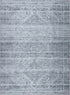 Alfombra lavable de pelo plano gris Barny