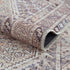 Alfombra lavable de pelo plano color canela Barny