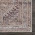 Alfombra lavable de pelo plano marrón Barny