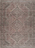 Alfombra lavable de pelo plano marrón Barny