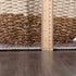 Alfombra lavable de pelo plano marrón Barny