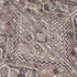 Alfombra lavable de pelo plano marrón Barny