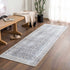 Alfombra lavable de pelo plano vintage Hedda
