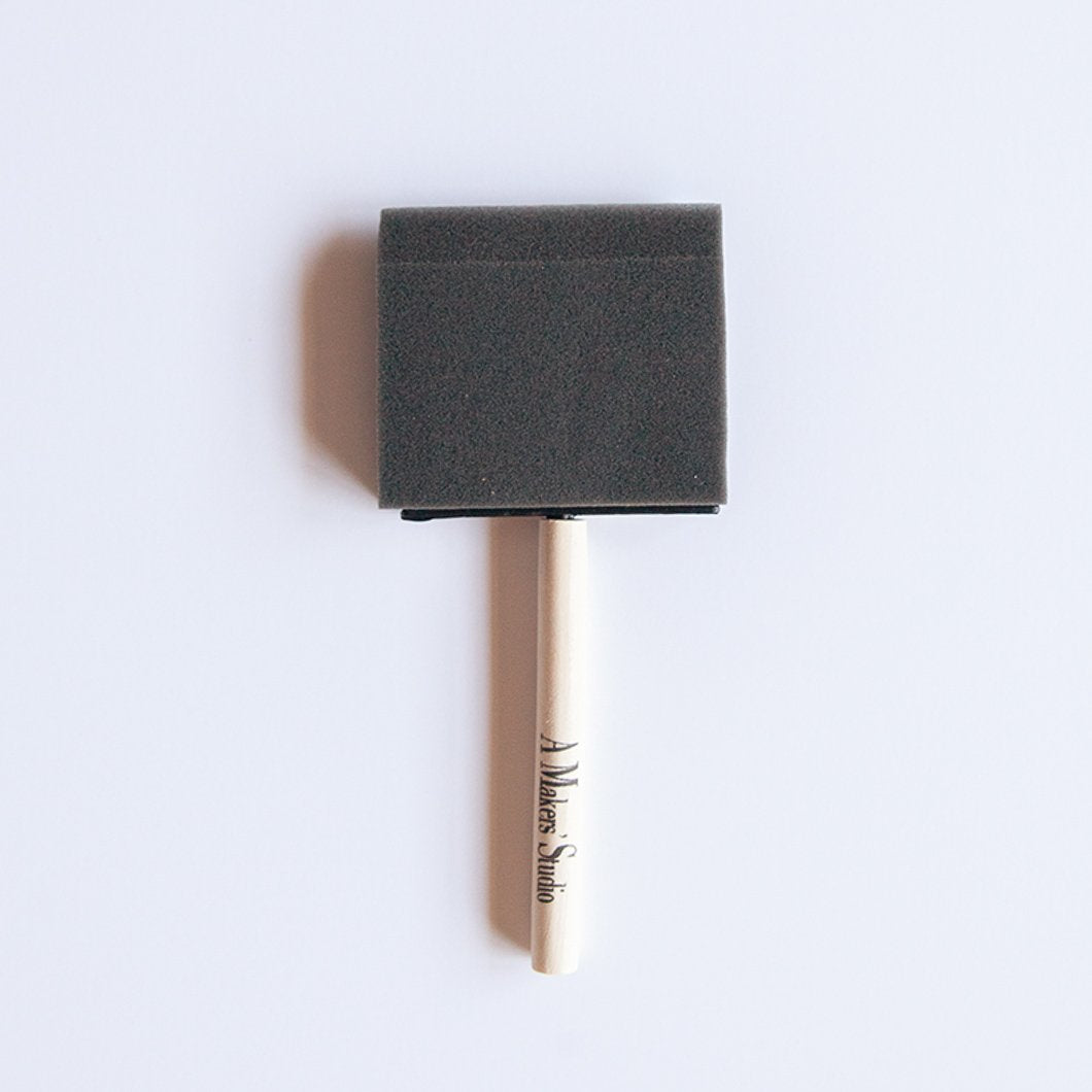 Cepillo de espuma rectangular de 3.0"