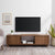 Mueble de TV escandinavo con estructura de láminas Reema Arundo
