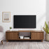 Mueble de TV escandinavo con estructura de láminas Reema Arundo