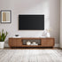 Mueble de TV escandinavo con estructura de láminas Reema Arundo